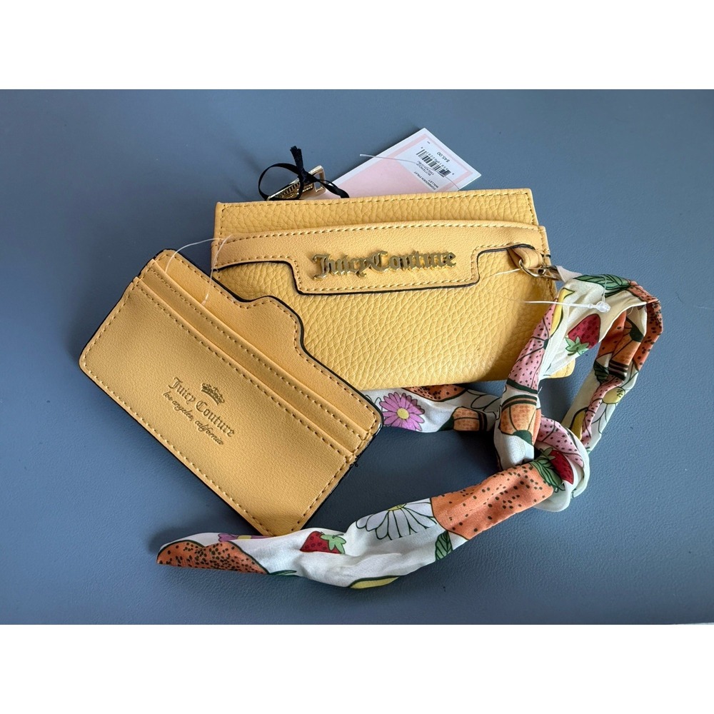 Juicy Couture Forbidden Fruit Wallet & Card Case Buttercup NWT